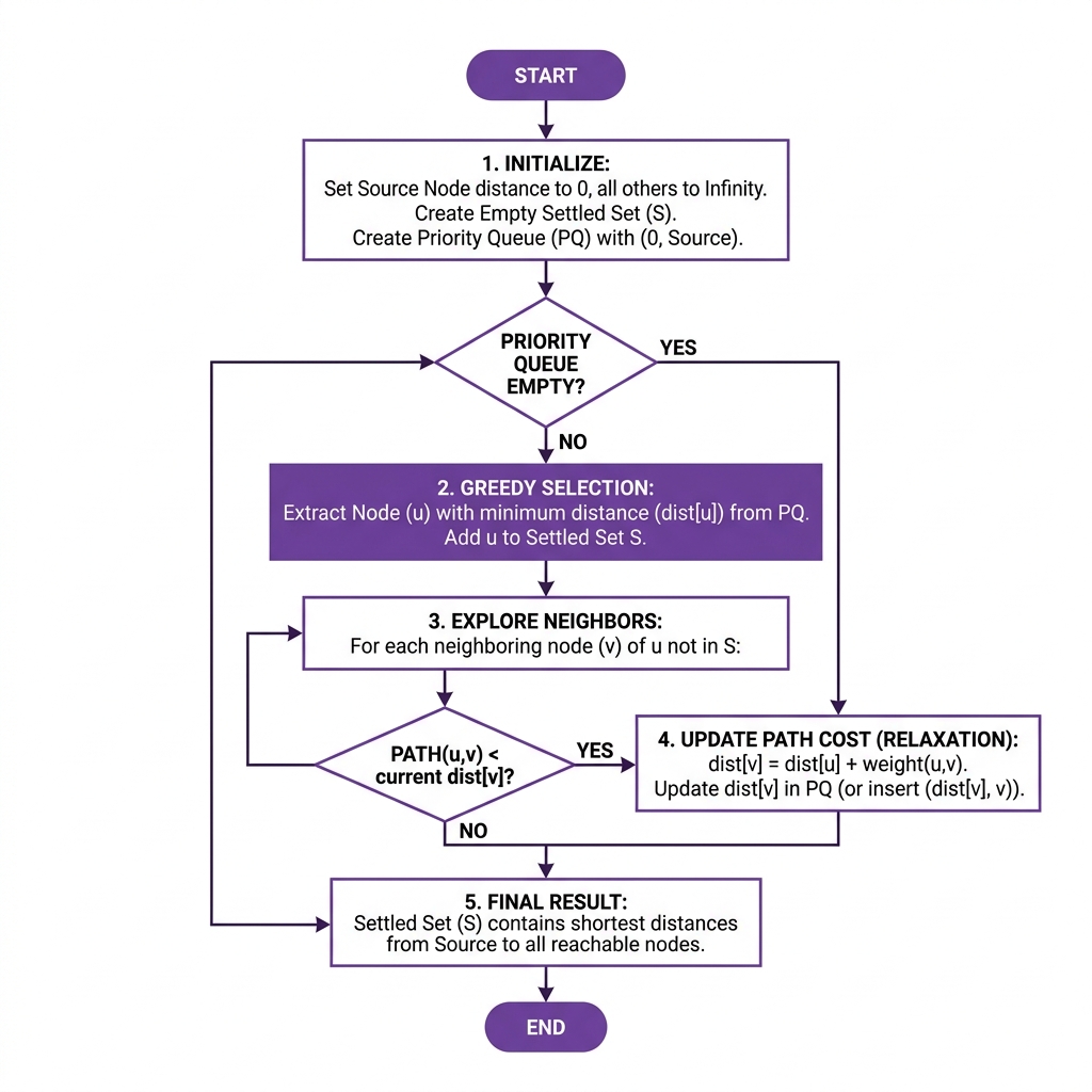 Dijkstra Flowchart